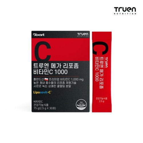 트루엔 메가 리포좀 비타민C 1000 2.5g 30포