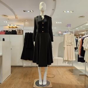 미센스 니트배색플레어원피스 MB4XOPMD04Z