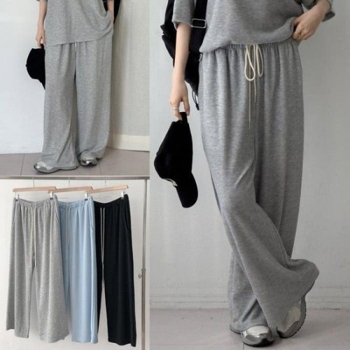 시드마켓 아담이지끈밴딩일자팬츠 502T899S 빅사이즈 여성의류