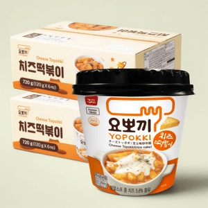 영풍물산  요뽀끼 치즈 떡볶이 컵 120g
