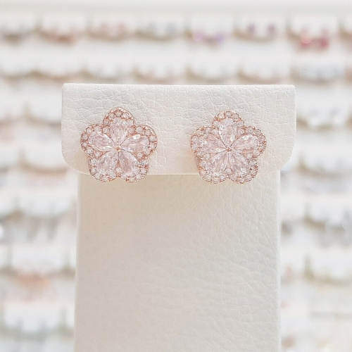 볼라레  세이브존01 30대선물 블라썸 큐빅 귀걸이 spe706