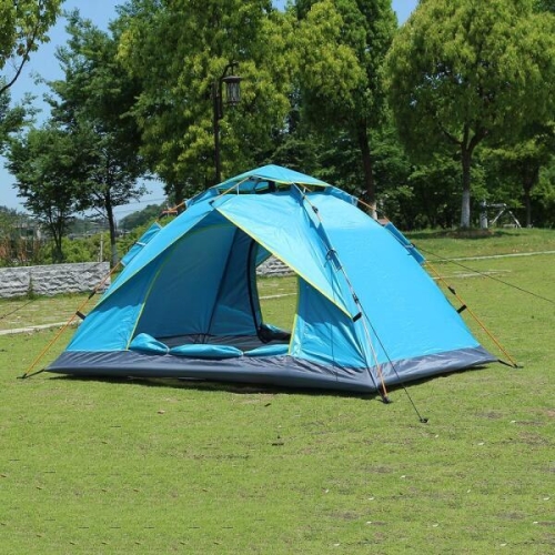 오너클랜  인용 원터치 오토 조이 블루 캠핑 23 텐트 WD45229