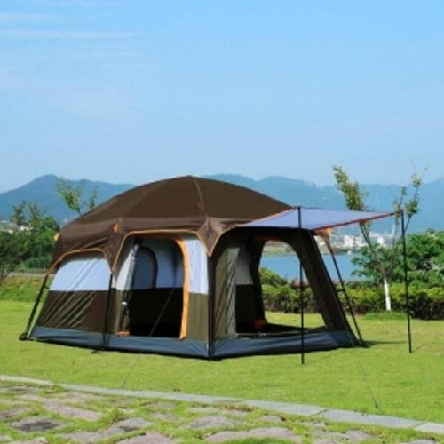 오너클랜  캠핑 거실형 텐트 대형 리빙쉘 브라운 WFC9749