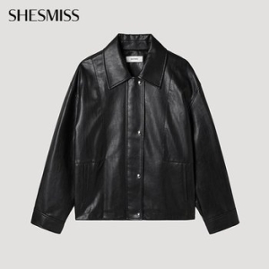 쉬즈미스 여성 레더 카라 점퍼 SWWJPP11020