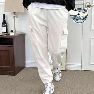 골덴 조거 팬츠 허리밴딩 카고 스타일 WFH1IDH