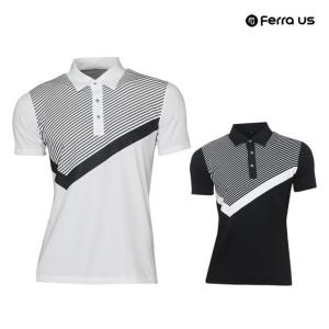 페라어스  TC 남성 빗살브이 반팔 골프셔츠 WFH1GDL