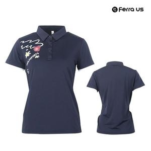 페라어스 TC 여성 골프 큐빅 반팔 티셔츠 WFH1GIT