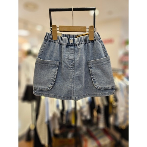 일로딜로 카고 데님 스커트 IDWH25350