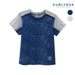 컬리수 라인블럭 애슬레져티셔츠 흡습속건 CNM2XQTS84 여름