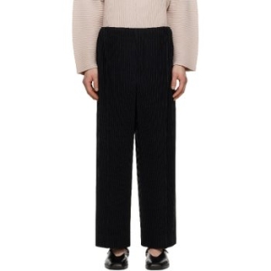 이세이미야케 옴므플리세 블랙 먼슬리 컬러 페브러리 슬랙스 251729M191042