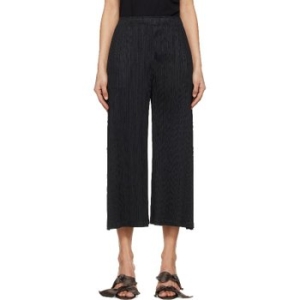 이세이미야케 플리츠플리즈 블랙 먼슬리 컬러 페브러리 슬랙스 251941F087032
