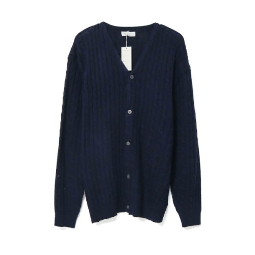 리빌모아 국산 남녀공용 제니 꽈베기 가디건 FL2-CA-Q042-검정