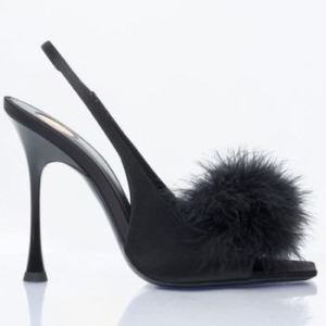 생로랑 파라다이스 Paradis 페더 엠벨리쉬 할로우 힐 샌들 805757 9QNBI 1000 118972793