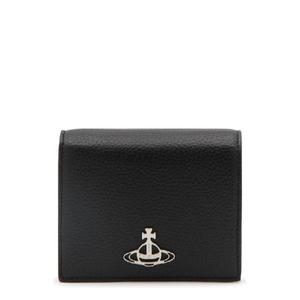 비비안웨스트우드 ORB 로고 그레인 빌폴드 반지갑_51150031W S000D N403