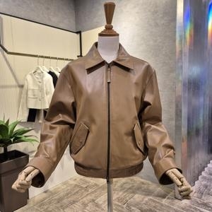 Ab.f.z 리얼 양가죽 집 업 카라 재킷 AOZ5FFL4G