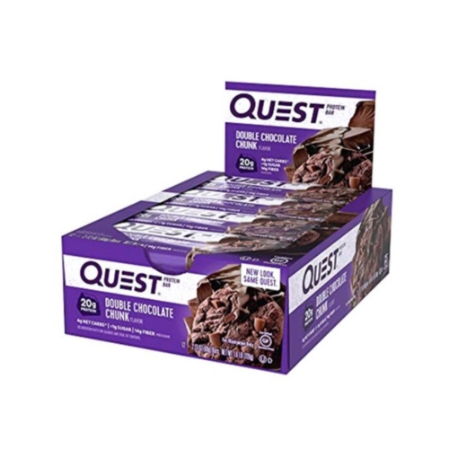 퀘스트 뉴트리션 프로틴바 더블 초콜릿 청크 60g[12개] 이미지 56958238
