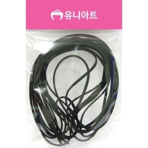 유니아트 만들기 재료 가죽공예끈 검정 WFH2I4Y
