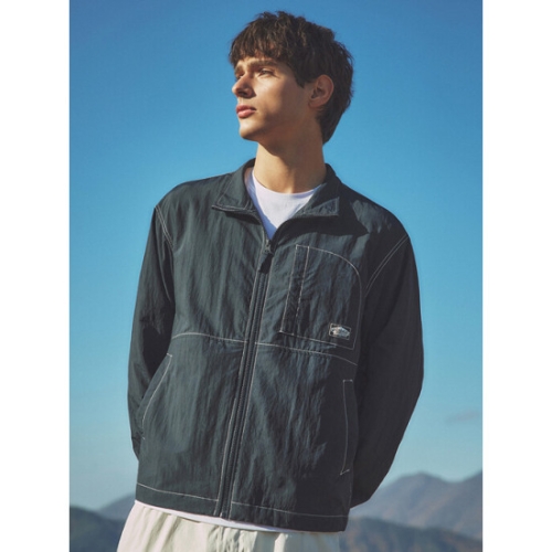 탑텐 남성 밸런스 타슬란 스탠 윈드브레이커_MBF5JJ1040