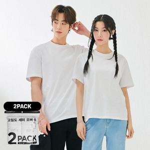 체이스컬트 HC04 2PACK 세미오버 반팔티 레이어드하기좋은 2PACK 세미오버 반팔 S12564960