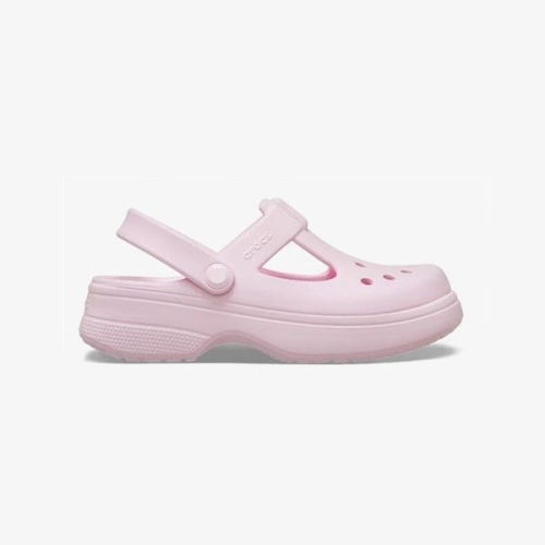 크록스키즈 클래식 메리 제인 클로그 키즈 핑크밀크 (210615-6ZW)