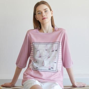 바띠 에센셜 인견 블라우스 핑크 엄마옷 홈쇼핑 상품 S15313789