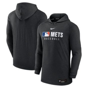 나이키  1136650 MLB 뉴욕 메츠 Authentic Collection Tri Heather Black