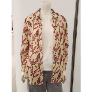 벨라디터치 잎새 루즈핏 셔츠 V3F2BL22