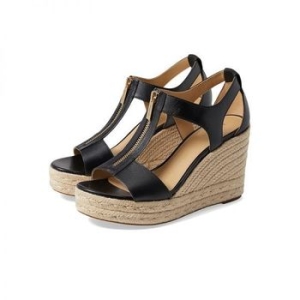 마이클코어스 우먼 MICHAEL 버클리 미드 웨지 블랙 10352073 128790102