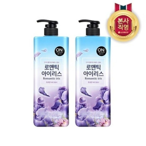 온더바디 플라워 약산성 퍼퓸 바디워시 아이리스향 900ml