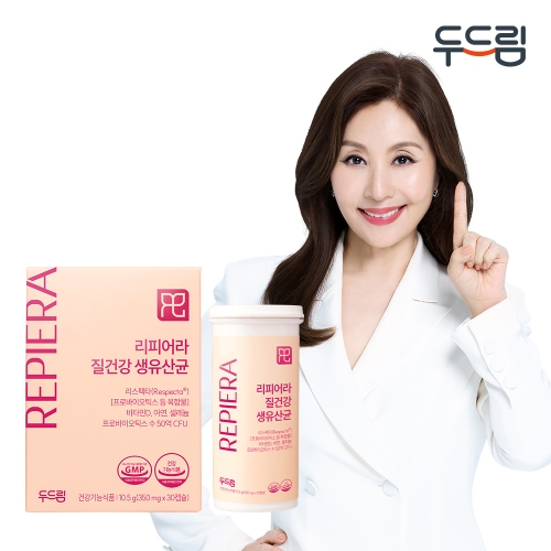 두드림 리피어라 질건강 생유산균 350mg 30캡슐