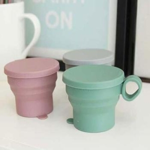 오너클랜  R2 캠핑 접이식 실리콘 컵 1P 휴대컵 W6FFEA4