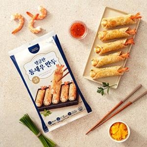 한만두식품  탱글한 통새우 만두 200g