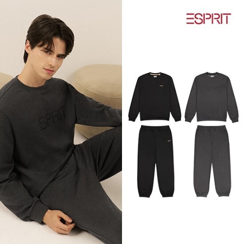에스프리 남성 코튼혼방 맨투맨+팬츠 4종 세트
