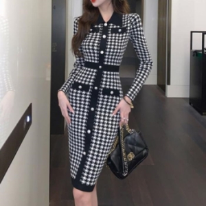 오노마 ONM 여성 H라인 슬림핏 니트 원피스 하객룩 오피스룩 30248722