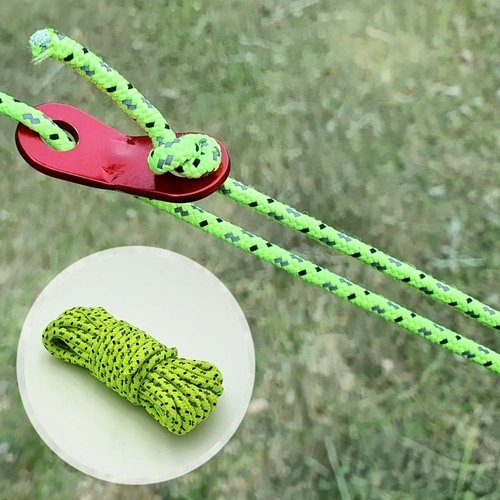 네온  로프 5m 반사광 x 타프줄 캠핑용 4mm_WFGTD7F