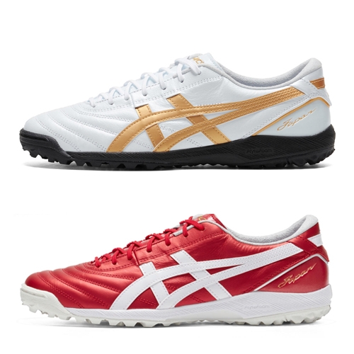 아식스  풋살화 C3 FF TF 1113A056 클래식레드 퓨어골드