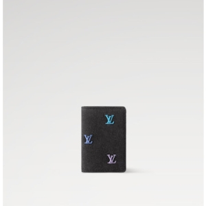 루이비통 포켓 오거나이저 LV 블라손 데님 남성 카드지갑 블루 M14148