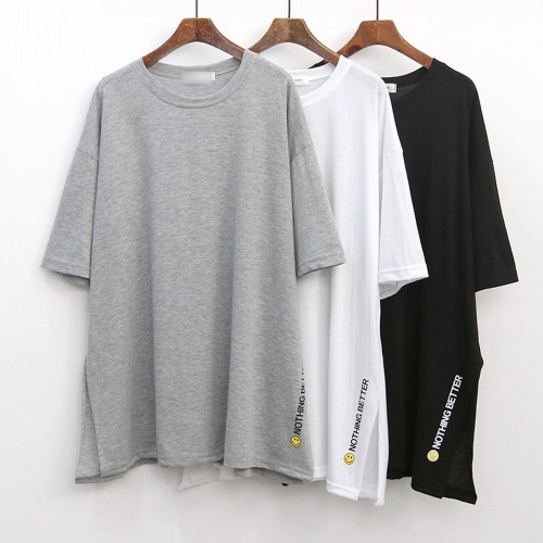 아이우먼 빅사이즈트임티 G929L503 오버핏스마일반팔티 NO