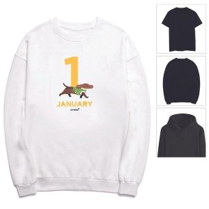 키밍 January 티셔츠 겨울 눈사람 W5528CE