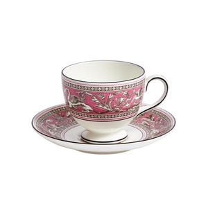 웨지우드 플로렌틴 푸시아 커피잔세트