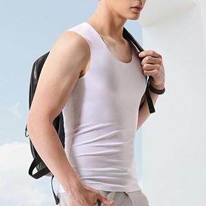 셀러허브 패션 JHP1O7Q9_51DJ 무봉제 V넥 티셔츠 민소매 냉감쿨티셔츠