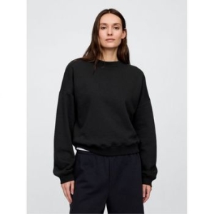 GAP 오버사이즈드 크루넥 스웨트 셔츠 블랙 문리스 나이트 10382185