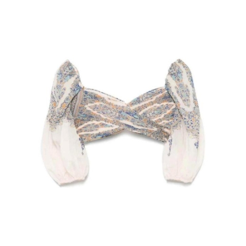 짐머만 SS25 민소매 티셔츠 Zimmermann Top Clear Blue Clear Blue 3915TS25RBPA