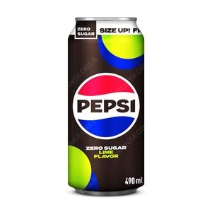 롯데칠성음료 펩시콜라 제로슈거 라임향 490ml