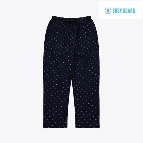 YES 초경량 얇고 시원한 네이비 도형 문양 남/여공용 이지웨어 바지 BGMEZ1U3