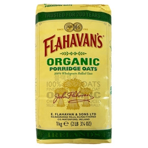 플라하반  오트밀 1kg 포리지 유기농 오트 압착귀리 이유식