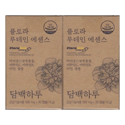 담백하루 플로라 루테인 에센스 500mg 30캡슐