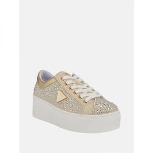 게스 소울리 라인스톤 플랫폼 스니커즈 골드 630911 5.5