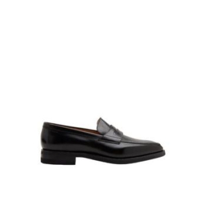 발리 6134930 Score 6231393 Mens Black Calf Leather Loafers 129195208
