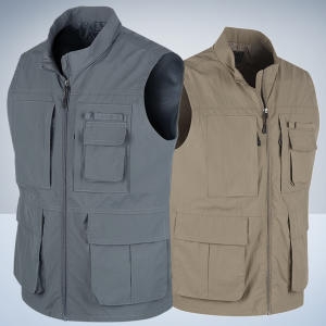 남성 기모 폴리스 조끼